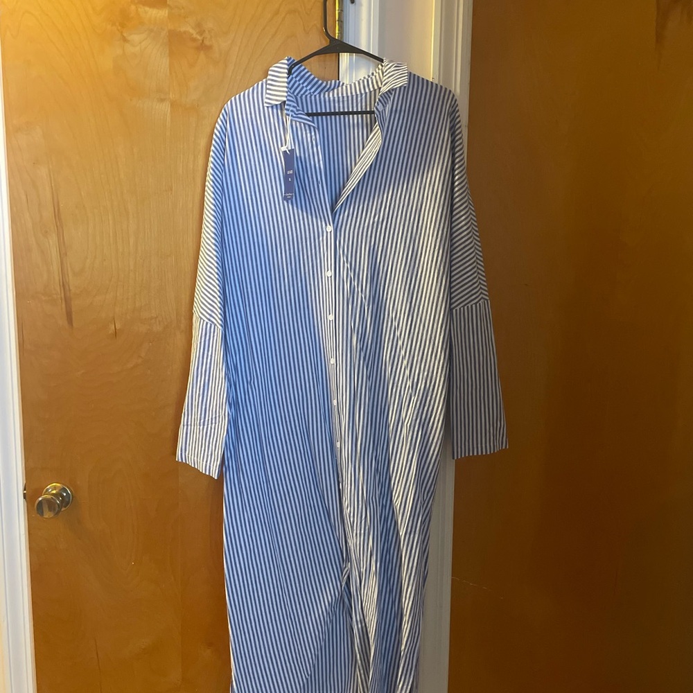 Blue Striped Men's Shirt
